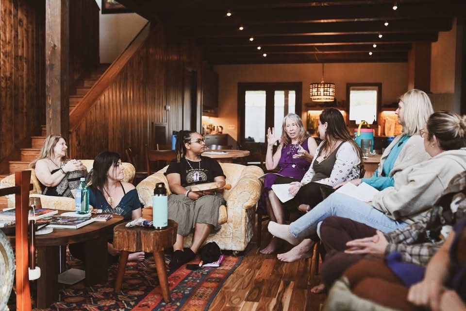 Council circle in the great room